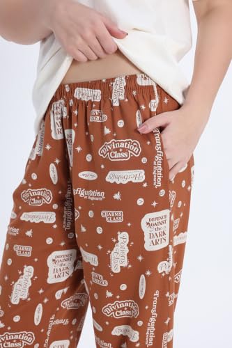 Zivame Harry Potter Knit Cotton Loungewear Set - Caremal CAF, L