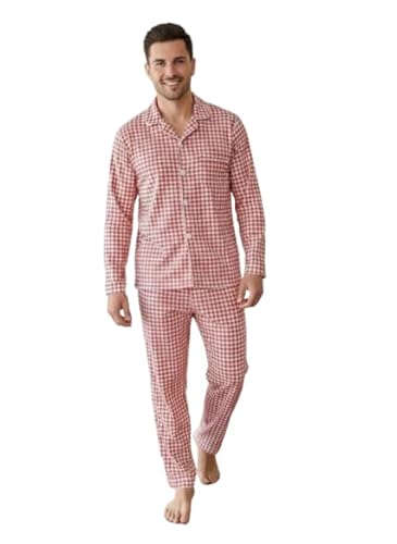 bellababebysk Super Soft Cotton Nightsuit from | Multipocket | Sizes S-3XL | India's most chosen Nightwear (Red Checks, 4XL)
