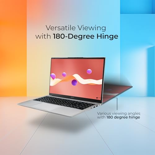 acer Aspire 3, Intel Pentium N6000, 12GB LPDDR4X RAM, 512GB SSD, HD, 15.6"/39.62cm, Windows 11 Home, Pure Silver, 1.5KG, A325-45, Thin and Light Laptop