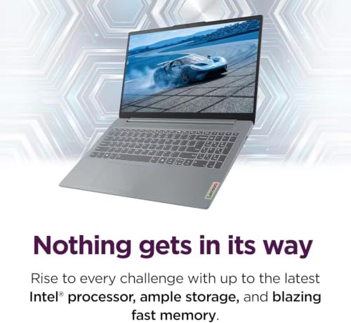 Lenovo IdeaPad Slim 3i 15.6" FHD Laptop with 1-Year Microsoft 365 Included, Intel N150 Processor, 8GB DDR5 RAM, 128GB SSD, Wi-Fi 6, Windows 11, Everyday Student Laptop, Grey