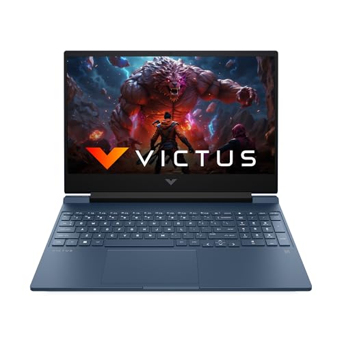 HP Victus Gaming Laptop, 13th Gen Intel Core i7-13620H, 6GB RTX 3050 GPU, 15.6-inch (39.6 cm), FHD, IPS, 144Hz, 16GB DDR4, 512GB SSD, Backlit KB, B&O, 9ms Response time (Blue, 2.29 kg), fa1321TX