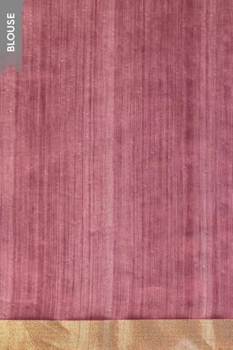 Taneira Purple Woven Pure Silk Cotton Chanderi Saree with Unstitched Blouse Piece (8905906844210 - Purple)