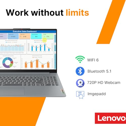 Lenovo IdeaPad Slim 3i 15.6" FHD Laptop • Microsoft Office 365 • Intel 4 Cores • DDR5 • 128GB SSD • Windows 11 • Quick Setup • Essential Laptop • w/o Mouse