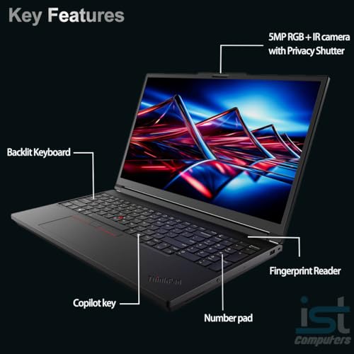 Lenovo ThinkPad P16 Gen 3 Mobile Workstation Laptop (16" 4K+ UHD+, NVIDIA RTX PRO 2000 Blackwell 8GB, Intel Core Ultra 7 255HX, 64GB DDR5, 2TB SSD) for Engineer, Designer, 2x Thunderbolt 5, Win 11 Pro