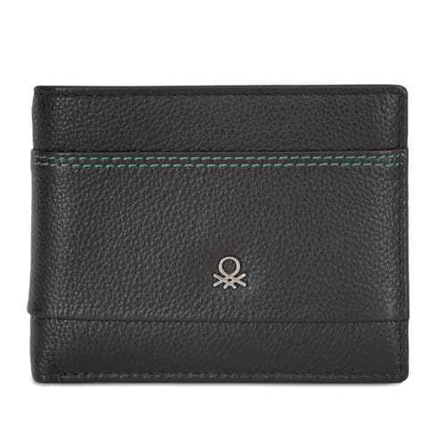 UNITED COLORS OF BENETTON Fenwick Leather Men's Casual Wear Two Fold Wallet (Brown, Free Size)