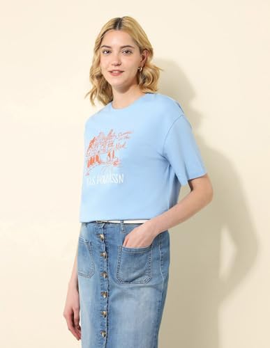 U.S. POLO ASSN. Women's Loose Fit T-Shirt (UWSS25TSH277