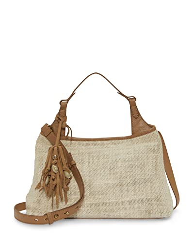 Lucky Brand Holi Satchel, Natural Woven