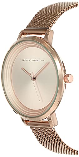 French Connection Analog Rose Gold Dial Women's Watch-FCN0001F