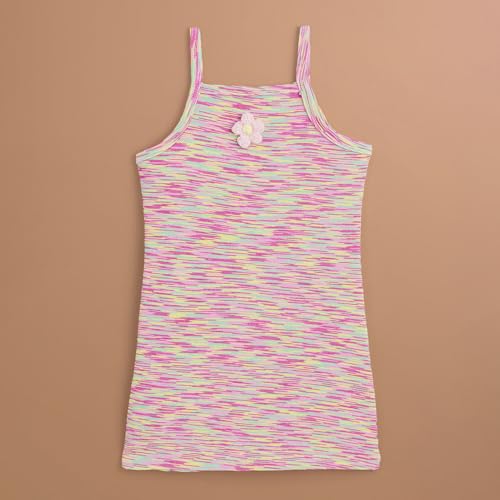 Hopscotch Girls Full Sleeves Pink Floral Applique Casual Dress (3-4 Years)