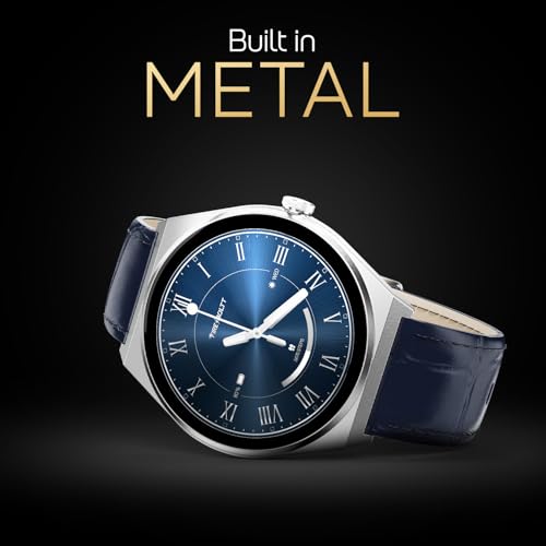 Fire-Boltt Phoenix Nova Smartwatch 1.43” Slim Super AMOLED Display, 466x466 Pixel Always-On Display, Bluetooth Calling, Health Tracker for Men & Women Classic Black