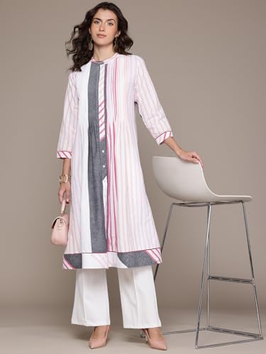 Ritu Kumar White Essential-Falak Kurta