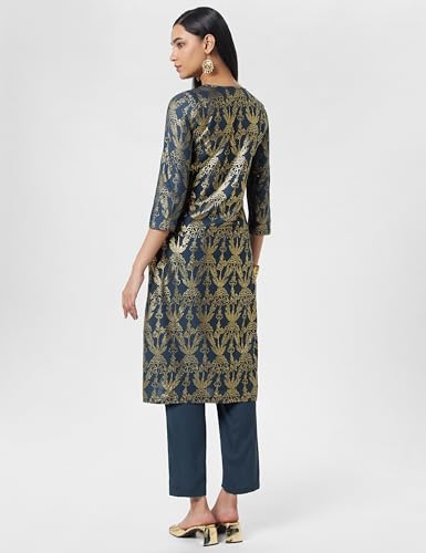 Biba WOMEN PRINTED STRAIGHT MIX AND MATCH(ASSORTED1836E_GRAY_42)