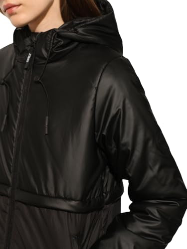 ONLY Women's Solid Regular Fit Black Jacket