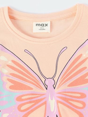 Max Girls Printed Skirt Set, Multicolour, 3-4 Y