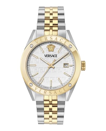 Versace Vekha Athletics 3 Hands 41 mm White Dial Men Analog Watch- VEKHA0625