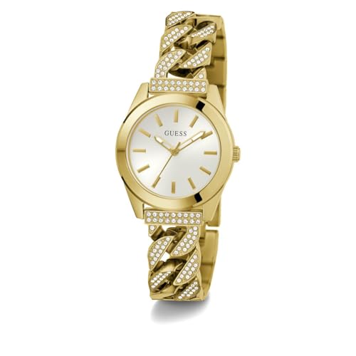 GUESS Analog White Dial Women's Watch-GW0546L2