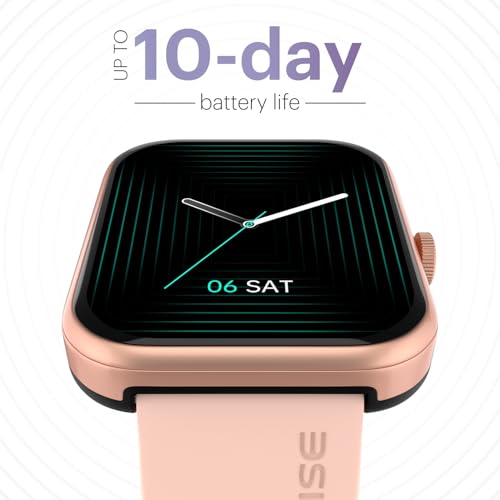 Noise Pulse 2 Max 1.85" Display, Bluetooth Calling Smart Watch, 10 Days Battery, 550 NITS Brightness, Smart DND, 100 Sports Modes, Smartwatch for Men and Women (Blush Beige)