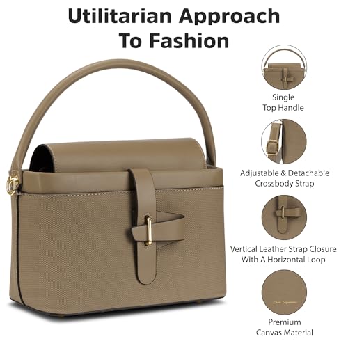 Lavie Signature Women's Zion Belt Satchel Bag | Satchel Handbag for Work | Ladies Purse | Stylish Shoulder Bag | Gift for Women