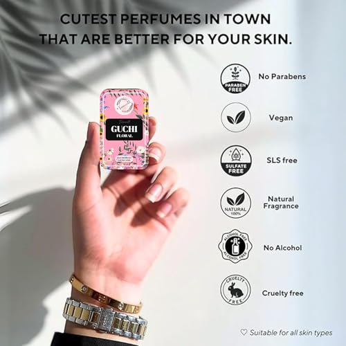 Floral Solid Perfume | Designer-Inspired As Floral & Sweet Fragrance for Women & Men | Alcohol-Free Balm | Pocket-Friendly Solid Perfume (10g)