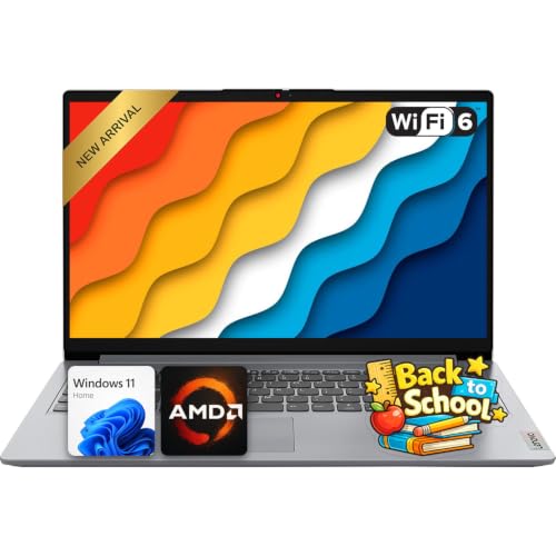 Lenovo IdeaPad 1 15.6“ Laptop | AMD Athlon Processor | 8GB RAM | 128GB eMMC | Full-Size Keyboard & Numepad | Wi-Fi 6 | Win 11 | Privacy Webcam | for School, Home and Everyday Use