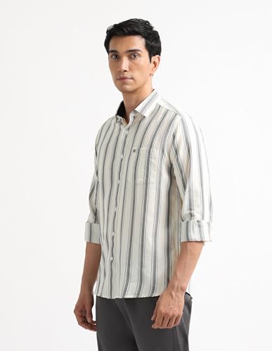 Arrow Sport Beige Casual Shirt_ASAEOSH2034_44