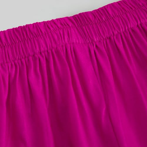 Hopscotch Hoscotch Girls Geometric Pink Short Sleeves 3 Piece Ornate Geometric Cotton Sharara Set For Ages (4-5 Years)