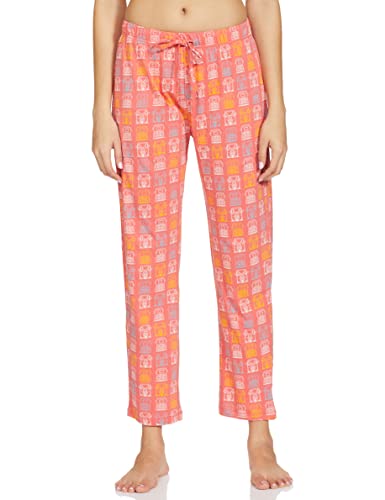 Amazon Brand - Myx Women's PAG 810 0 Pajama Set (SS21-MYX-SLP-05_Peach Auto_XL)