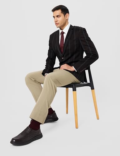 Lee Cooper Men's LC9063E Leather Oxford Formal Shoes | Lightweight | Comfortable & Stylish Soft Cushioned Insole for Office, Business & Parties_LC9063E_Brown_43EU / 9UK