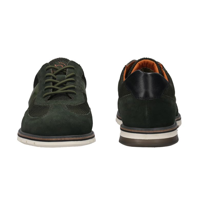 Bugatti Simone Comfort Dark Green Men's Wide Sneakers - UK 9