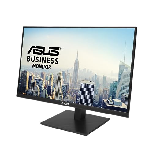 ASUS 27” 4K Business Monitor (VA27UQSB) - UHD (3840 x 2160), IPS, Frameless, HDR10, DisplayPort, Dual HDMI, Speakers, Eye Care, Ergonomic, pivot, swivel, height adjustable, DisplayWidget, 3yr warranty