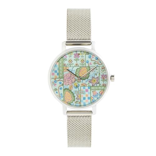 TEAL BY CHUMBAK Round Dial Analog Watch for Women | Wrist Watch for Teenage Girls | Ladies Ghadi | Gifts for Women/Girls/Ladies | Stylish Fashion Watch for Casual/Work