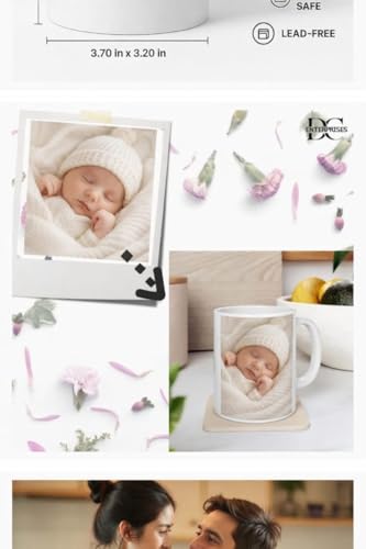 Personalized Photo Mug with Matching Keychain – Custom Date & Picture Gift for Couples, Anniversary, Wedding, Birthday Keepsake