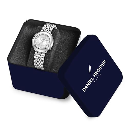 Daniel Hechter Paris Saint-Germain Collection Watch for Women with Roman Indices and Stainless Steel Strap-DHW2005-11