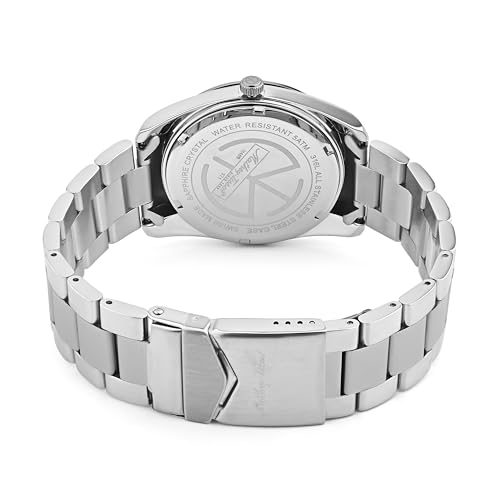 Mathey-Tissot Swiss Made Mathy I Day-Date Quatrz White Dial Analog Watch for Men - H453AS