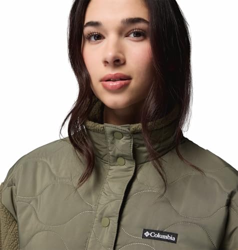 Columbia Women Green Cloud Point Fleece Jacket, XL