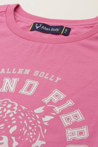 Allen Solly Girls Pink Graphic Print Casual T-Shirt