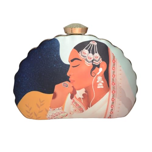 Artklim Mughal Queen Printed Clutch