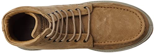 Woodland Men's Khaki Leather Boots-7 UK (41 EU) (GB 2660117ONW)