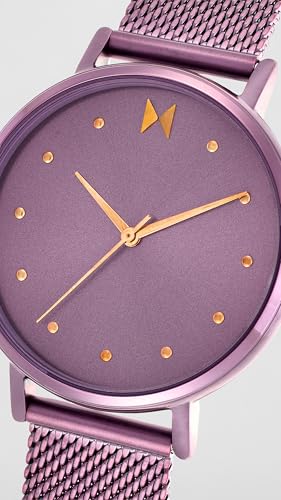 MVMT Stainless Steel Analog Purple Dial Women Watch-28000032-D, Purple Band