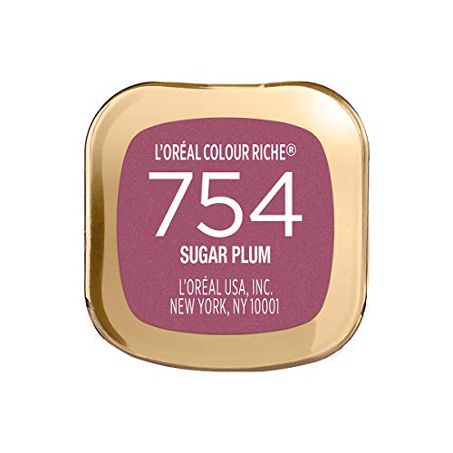 L'OREAL PARIS Cream Colour Riche Lipstick, Sugar Plum, 0.13 Oz.