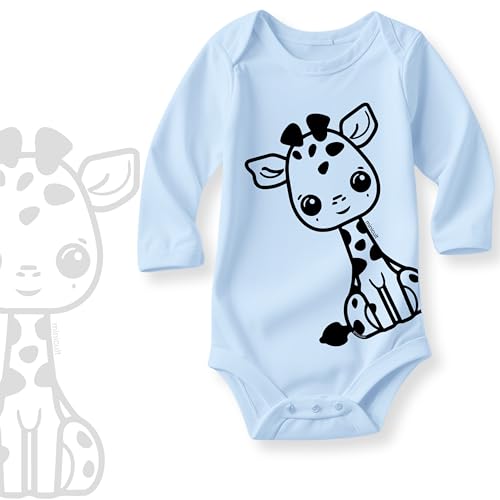 minicult Premium Baby Onesies Bodysuit Full Sleeves – Pack of 5 | 200 GSM Cotton | Snap Button | Unisex Newborn Bodysuit Set| Soft & Breathable(Dino Full Sleeves)(9-12 Months)