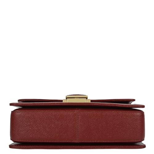 Da Milano Leather Red Shoulder Bag for Women (00870OL)