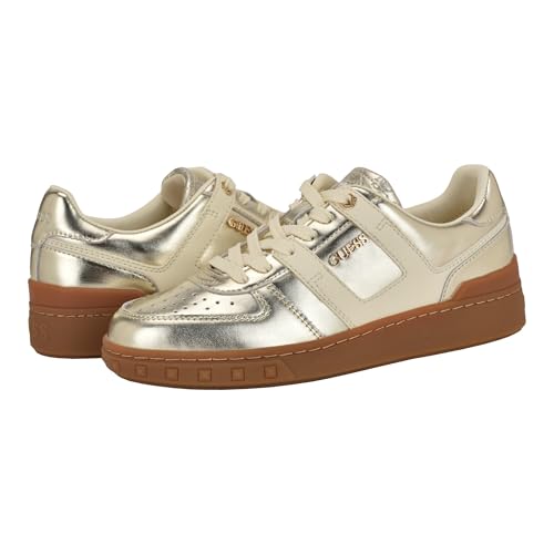 Guess Women's INART Sneaker, Gold 710, 8