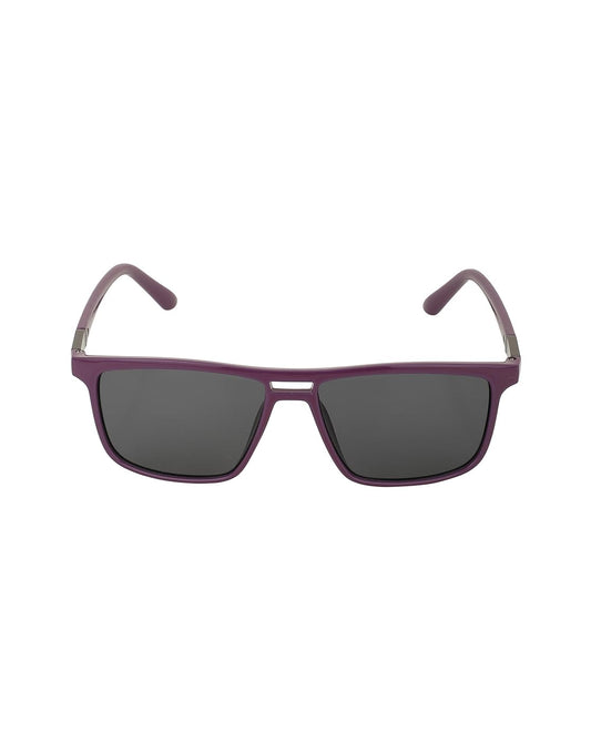 Carlton London Purple toned with UV Protected Rectangle Sunglass for Unisex