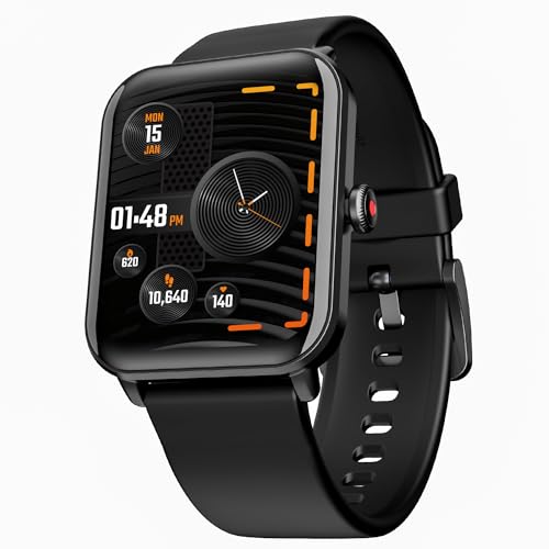 boAt Wave Fury Smart Watch(Active Black)
