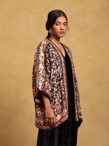 Ritu Kumar Black Wool Shrug