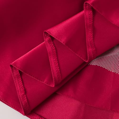 Hopscotch Girls Sleeveless Solid Magenta Party Dresses for Age (4-5 Years)