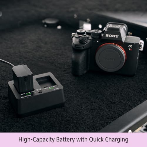 Sony Alpha ILCE-7RM6 Full-Frame high-Resolution 68.8MP Camera |30 fps |AI-Based Real-time Recognition | More Shooting Hours with Latest Battery - Black