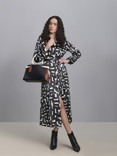 VERO MODA Womens Midi Dress Black