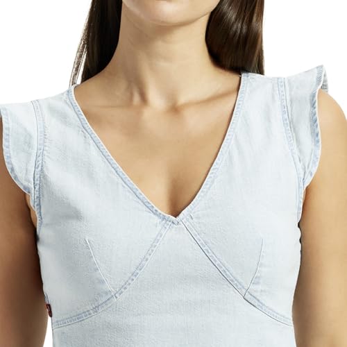 Levi's Women's Slim Fit T-Shirt (0054U-0001_Mid Indigo